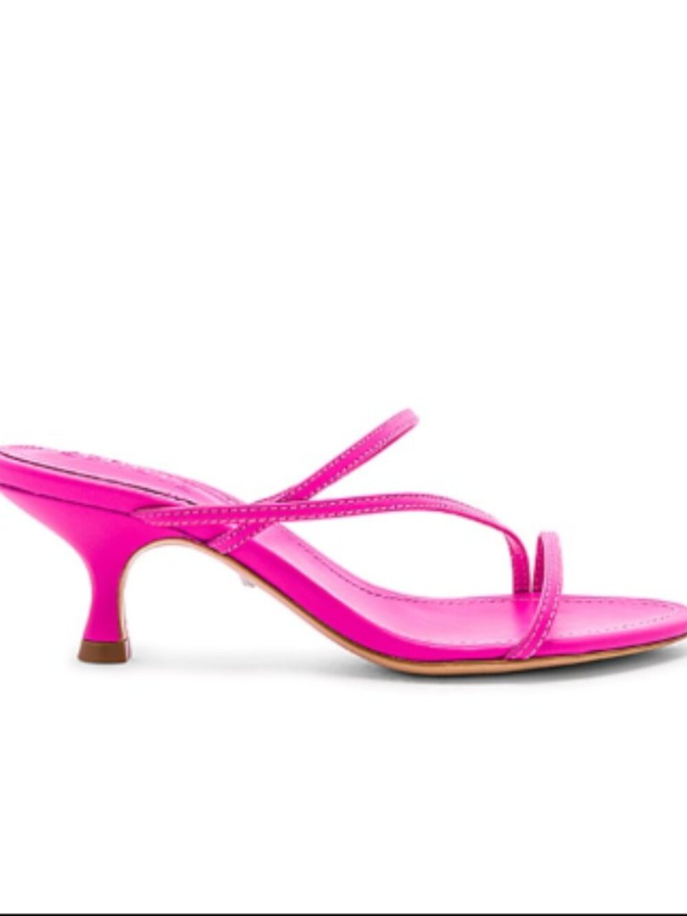 Schutz Evenise Sandal in Neon Pink size 8